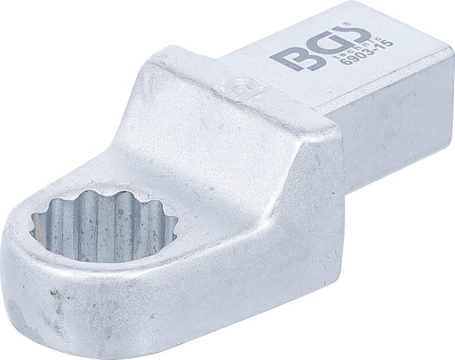 BGS Einsteck-Ringschlüssel 6903-15, 15 mm, Aufnahme 14 x 18