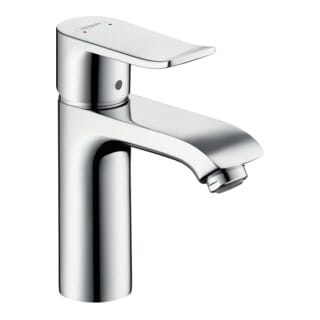 hansgrohe Waschtisch-Einhebelmischer 110 Metris ND, f off WW-Bere, m Zugst.Abl.Gar., chr