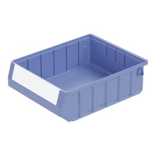 Bito Regalkasten RK Set RK3209, 300 x 234 x 90 mm, taubenblau, inklusive Etikett