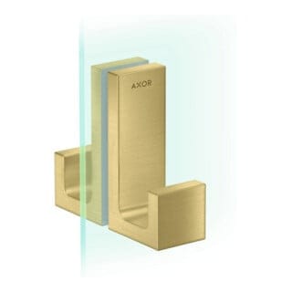 hansgrohe Duschtürg Axor Uni Rectangular brushed brass