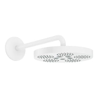 hansgrohe Kopfbrause Axor One mit Brausearm, 1jet, mattweiß