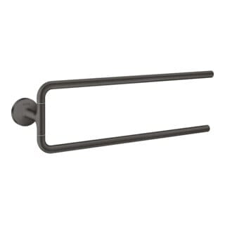 hansgrohe Handtuchhalter Axor Uni. Circular 490mm, 2-ar, schw, Wd, brush. bla vc