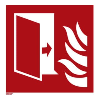 Brandschutzzeichen Feuerschutztür, Typ: 12200