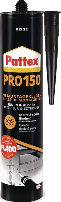 Pattex Montagekleber PRO150 495g Holzton hell