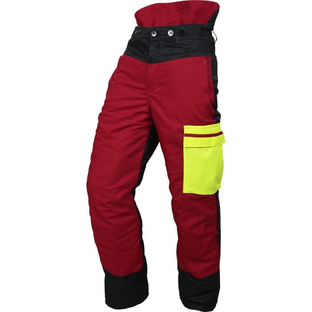 WATEX Bundhose Forest jack Red Gr. 46/48,rot/anth./gelb