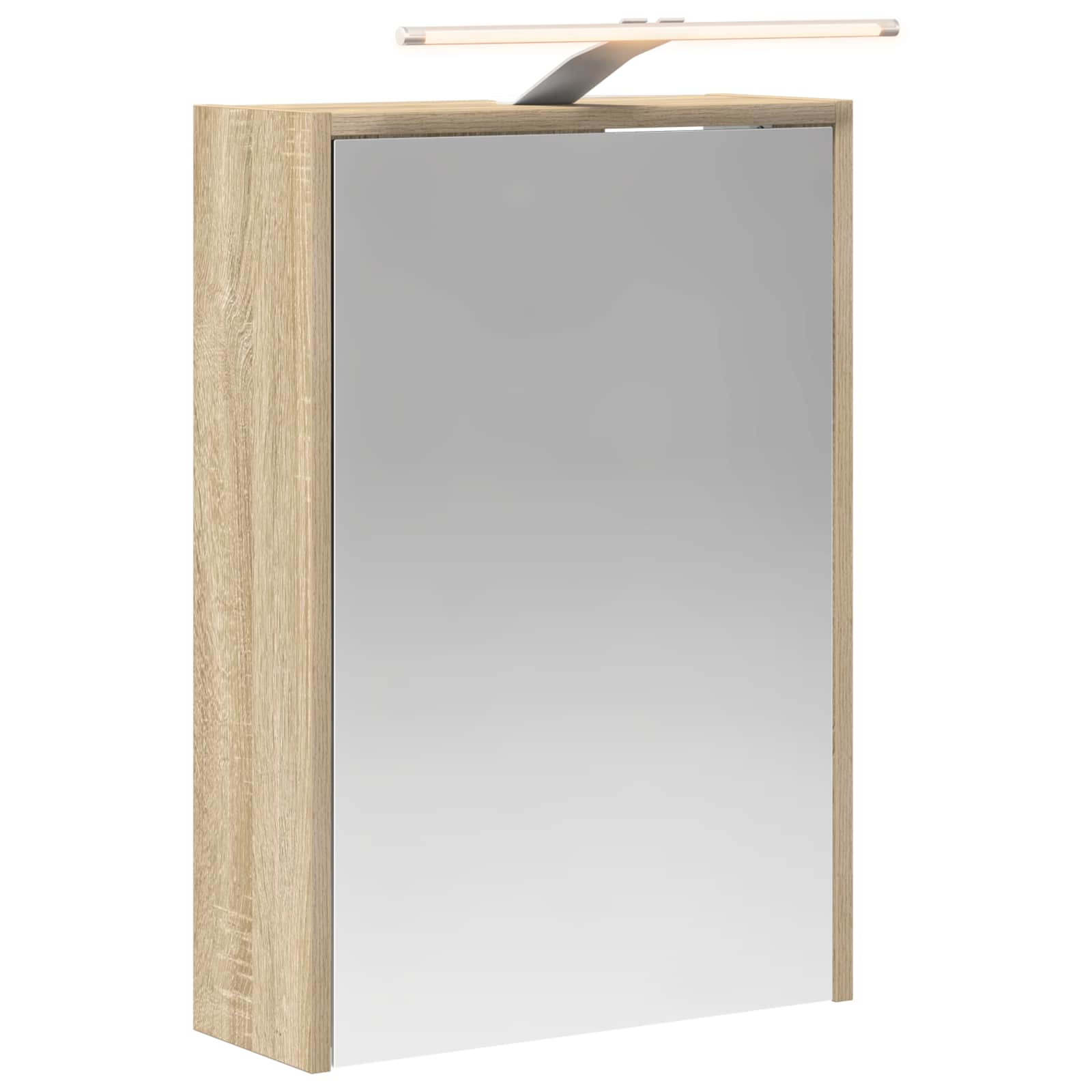 Maison Exclusive - Badezimmerspiegelschrank Sonoma-eiche 43 X 16