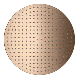 hansgrohe Kopfbrause 300 2jet Axor De., UP-Installation, polished red gold