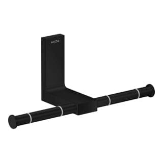 hansgrohe PRH Axor Uni. Rectangular doppelt, Wandmontage, mattschwarz