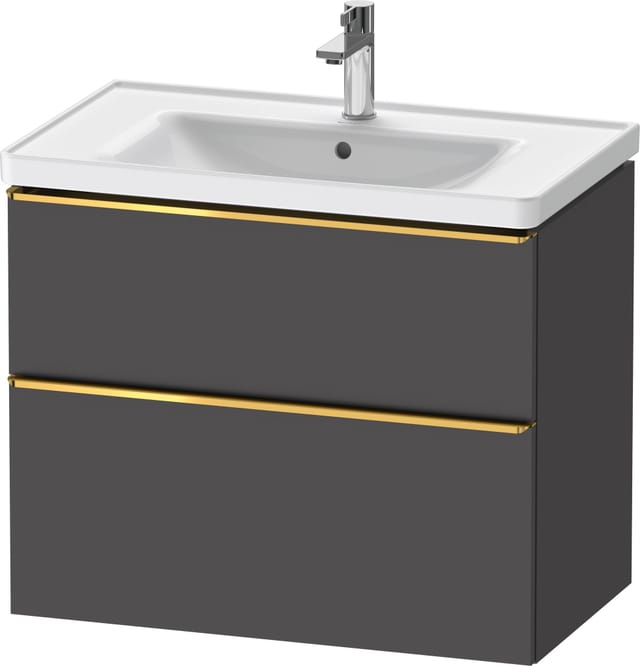 Duravit Waschtischunterschrank D-Neo 78,4x45,2cm, g pol/gra m, 1 Kast, 1 A