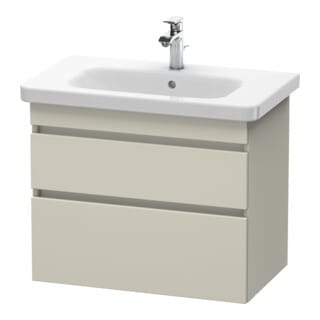 Duravit Waschtischunterschrank DuraStyle 73x44,8cm, Tau, 2 SchKa., wandhängend