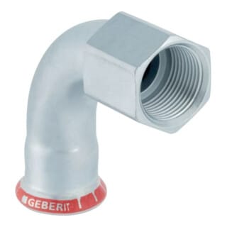 Geberit Übergangsbogen Mapress C-Stahl d 12mmxRp 3/8, 90G, m IG, außen verzinkt