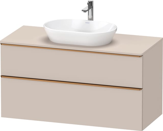Duravit Waschtischunterschrank D-Neo 120x55cm, b geb/Ta m, 2 SBK, 1 A, 1 Pl