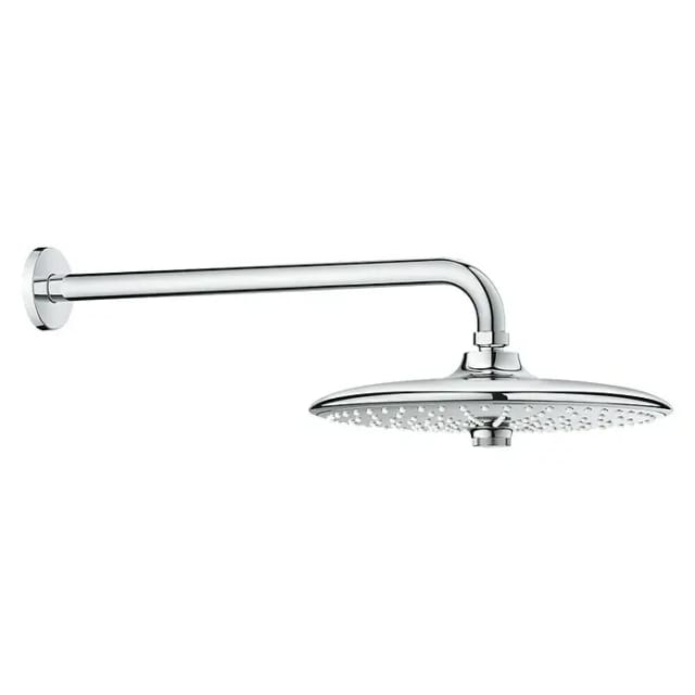 Grohe Kopfbrauseset Euphoria 260 cr, Arm 38cm, 3 S-Art., o. Duflussbegr.