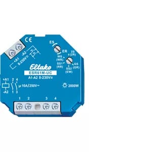 Eltako Multi.-Stromstoßschalter 1+1S. pot.frei 10A ESR61M-UC