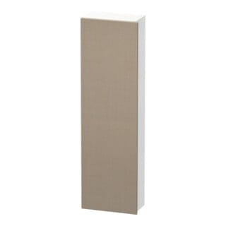Duravit Hochschrank DuraStyle 40x24x140cm, Tür links, leinen/weiß matt