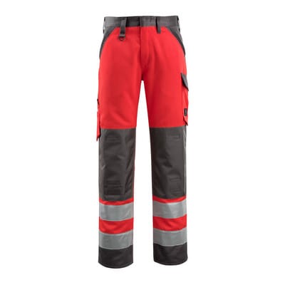 Mascot Hose Maitland hi-vis rot/dunkelanthrazit Größe 58