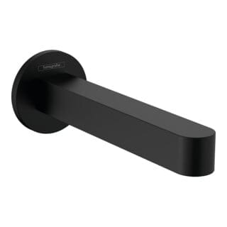 hansgrohe Wanneneinlauf Finoris Wd-mont., Ausladung 174mm, schwarz matt