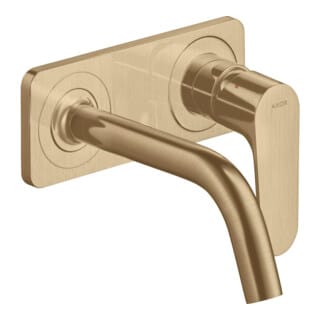 hansgrohe Fertigset Axor Citterio M UP-Waschtisch-Einhebelmischer, A 167mm, m Pl., brush. bron