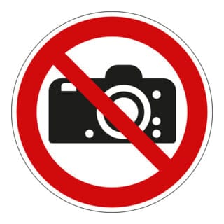 Eichner Verbotsschild Fotografieren verboten
