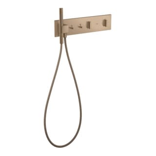 hansgrohe Fertigset ShowerComposition UP-THM, 2 Verbraucher, brushed red gold