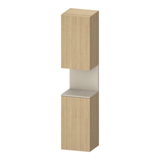 Duravit Hochschrank Qatego 40x36x1760cm, 2 T, An r, T m/E Nat