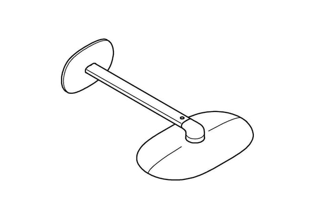 Grohe Kopfbrauseset Rainshower Duo 360 Brausearm 45cm, 2 Strahlarten, chrom