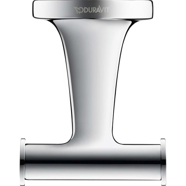 Duravit Handtuchhaken Starck T 6x7,6cm, doppelt, chrom