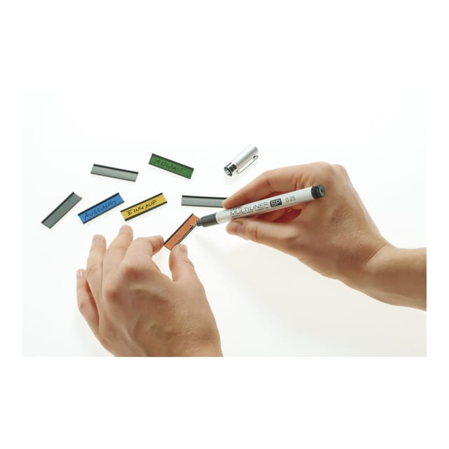 Magnetoplan ferrocard-Etiketten, sortiert, 50 x 15 mm