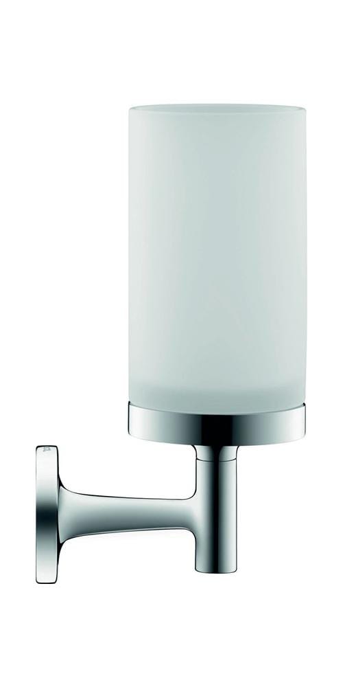 Duravit Glashalter Starck T 6,5x9,8cm, Wandmont., Gl. we matt, chrom