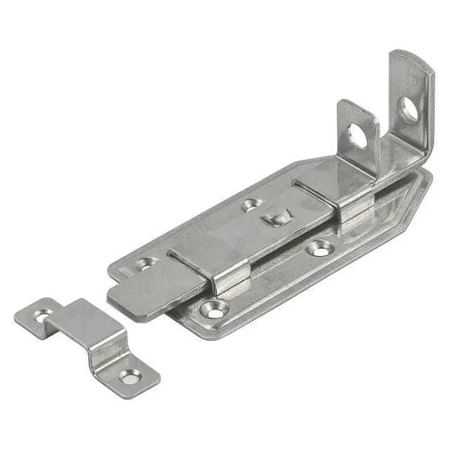 GAH Alberts Schlossriegel gerade L 120mm Edelstahl, matt