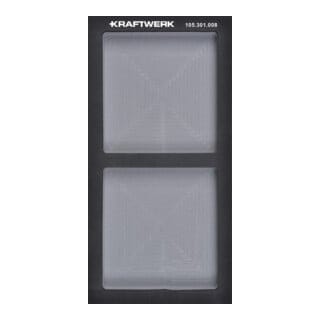 Kraftwerk BASIC LINE EVA leere Einlage 20x40 cm, 2 Fächer