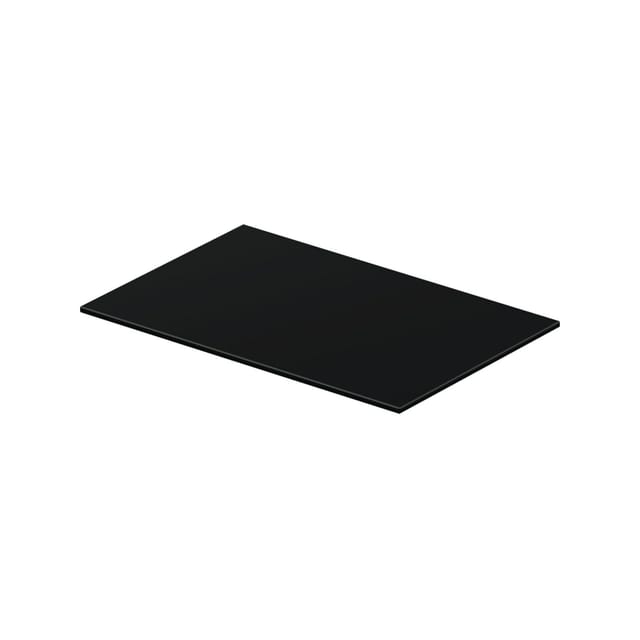 Duravit Glaseinleger DuraSquare 57x31cm, Sicherheitsglas, Schwarz