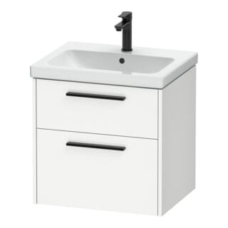 Duravit Waschtischunterschrank D-Code 58,4x55,5x46cm, 2 L, S, we. ma, Gr. sw