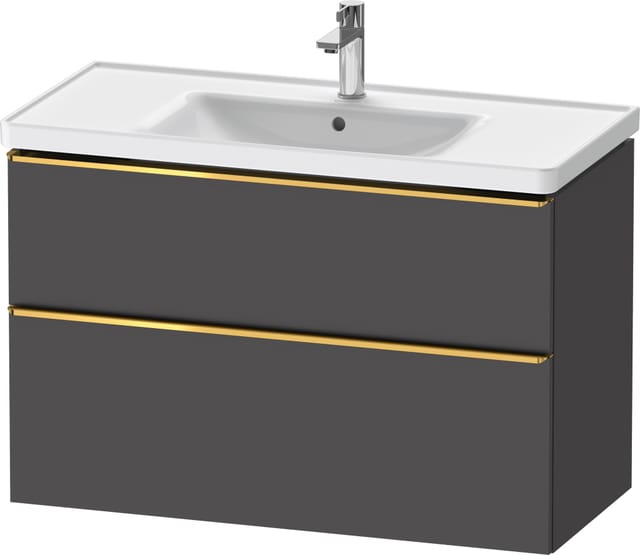 Duravit Waschtischunterschrank D-Neo 98,4x45,2cm, g pol/gra m, 1 Kast, 1 A