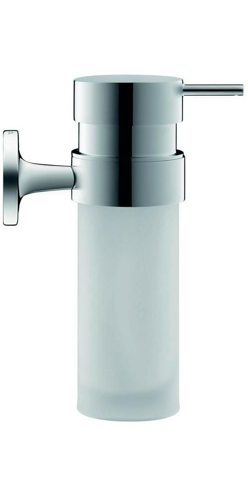 Duravit Seifenspender Starck T 6x12,6cm, Wandmont., Gl. we matt, chrom