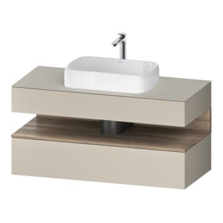 Duravit Waschtischunterschrank Qatego 120x55x60cm, E Ma/t m, Pl, 1 Schubkast.
