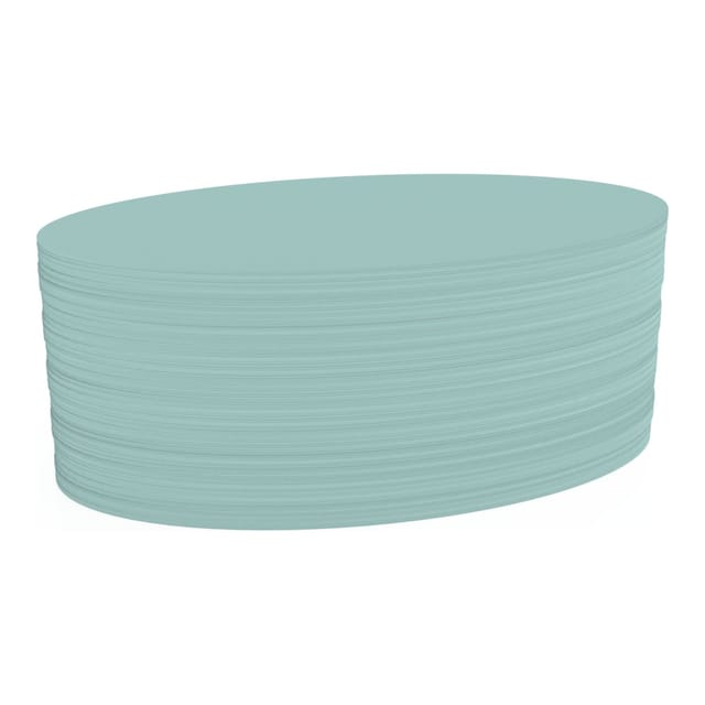 Magnetoplan Kommunikationskarte oval, 190 x 110 mm, 500 Stück, blau, oval 192 x 111 mm, 500 BL