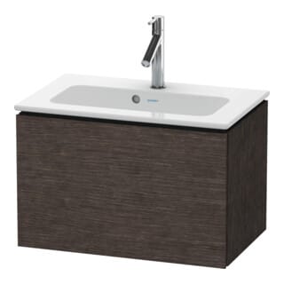 Duravit Waschtischunterschrank Compact L-Cube 62x39,1cm, Ei dkl. geb., 1 Ausz., wandhängend