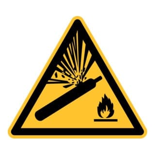 Eichner Warnschild Warnung vor Gasflaschen