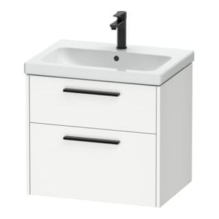 Duravit Waschtischunterschrank D-Code 63,4x55,5x46cm, 2 L, S, we. ma, Gr. sw