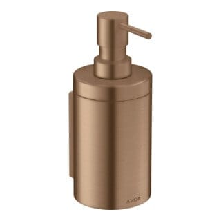 hansgrohe Lotionspender Axor Uni. Circular d 76x182mm, Wandmont., brushed red gold