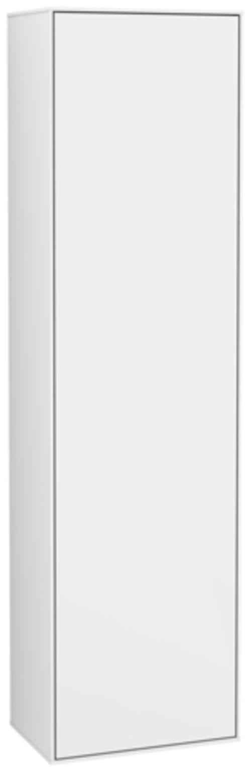 V&B Hochschrank Finion 41,8x151,6x27cm, Anschl li, glo wh. Lac