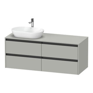Duravit Duravit Waschtischunterschrank Ketho.2 140x55cm, B L, bg ma, 4 Schub., wandhängend