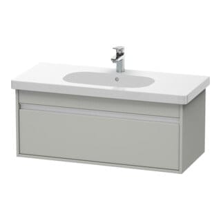 Duravit Waschtischunterschrank Ketho 100x45,5cm, betongr m, 1 Ausz., wandhängend