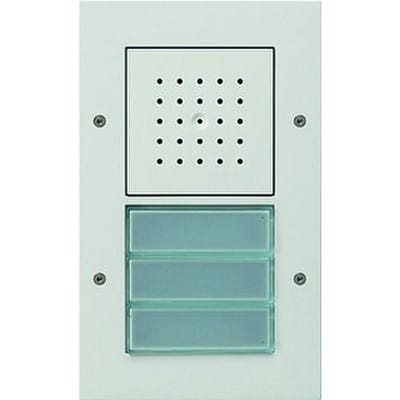 Gira Türstation AP 3fach reinweiß 126766