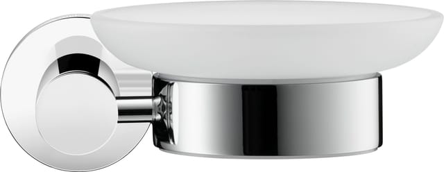 Duravit Seifenschale D-Code 13,5x12cm, Gl. we. ma, Sch rechts, chrom