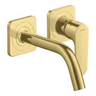 hansgrohe Fertigset Axor Citterio M UP-Waschtisch-Einhebelmischer, A 167mm, m Roset., brush. br