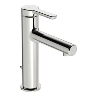 Hansa Waschtisch-Einhebelmischer HANSADESIGNO Style He o, m Gar, Ausl. 125mm, chr
