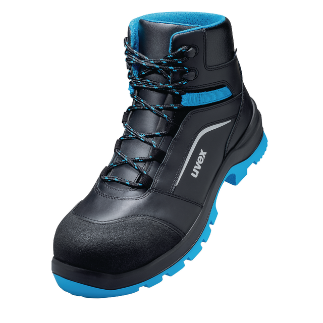 Uvex Sicherheitsstiefel S3 SRC uvex 2 xenova® aus Leder, uvex xenova® Kunststoffkappe, Weite 11, Größe 46