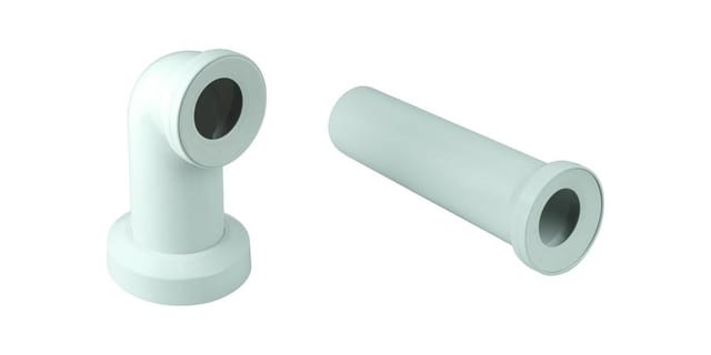 Grohe WC-Ablaufbogen Bau Keramik 6-10,5cm, hor./vert., einstellbar